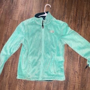 Fuzzy North Face Jacket